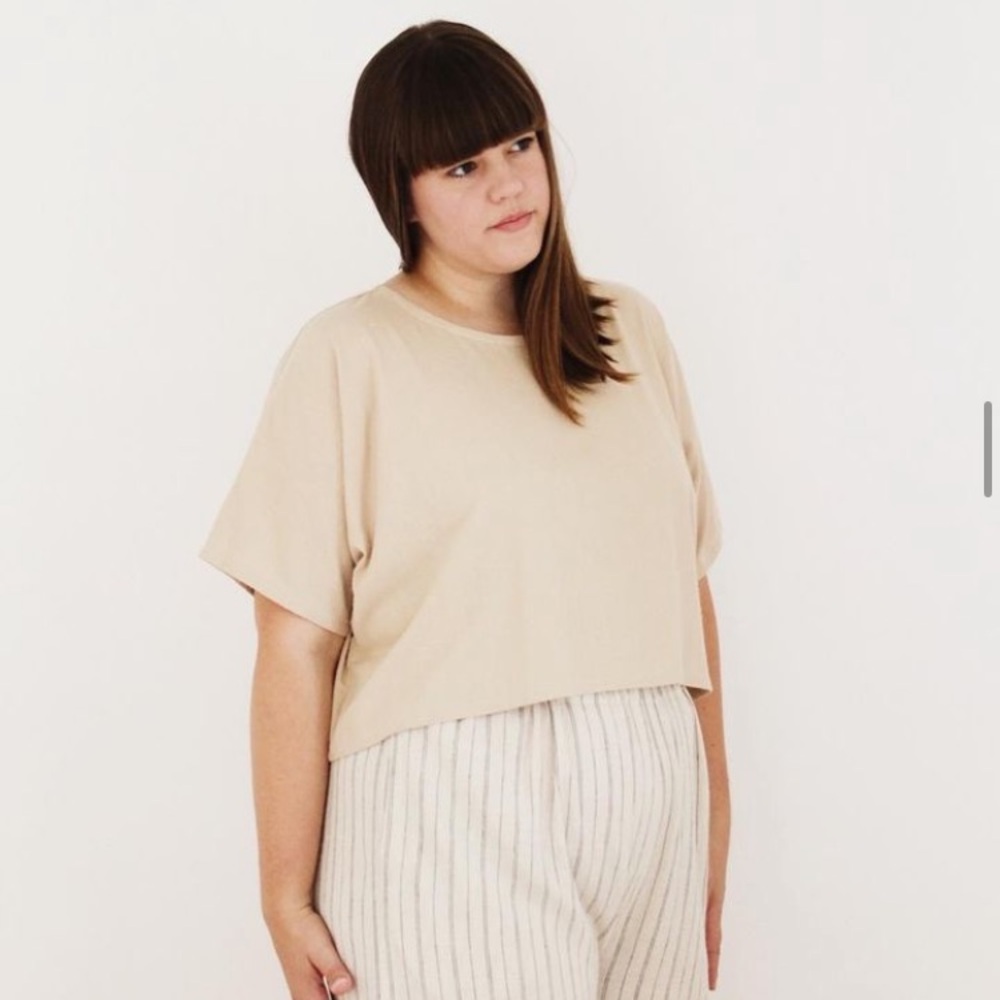 Eli & Barry t-shirt 3 in silk noil (bleige)